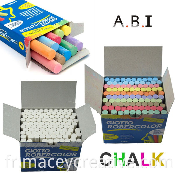 color chalk